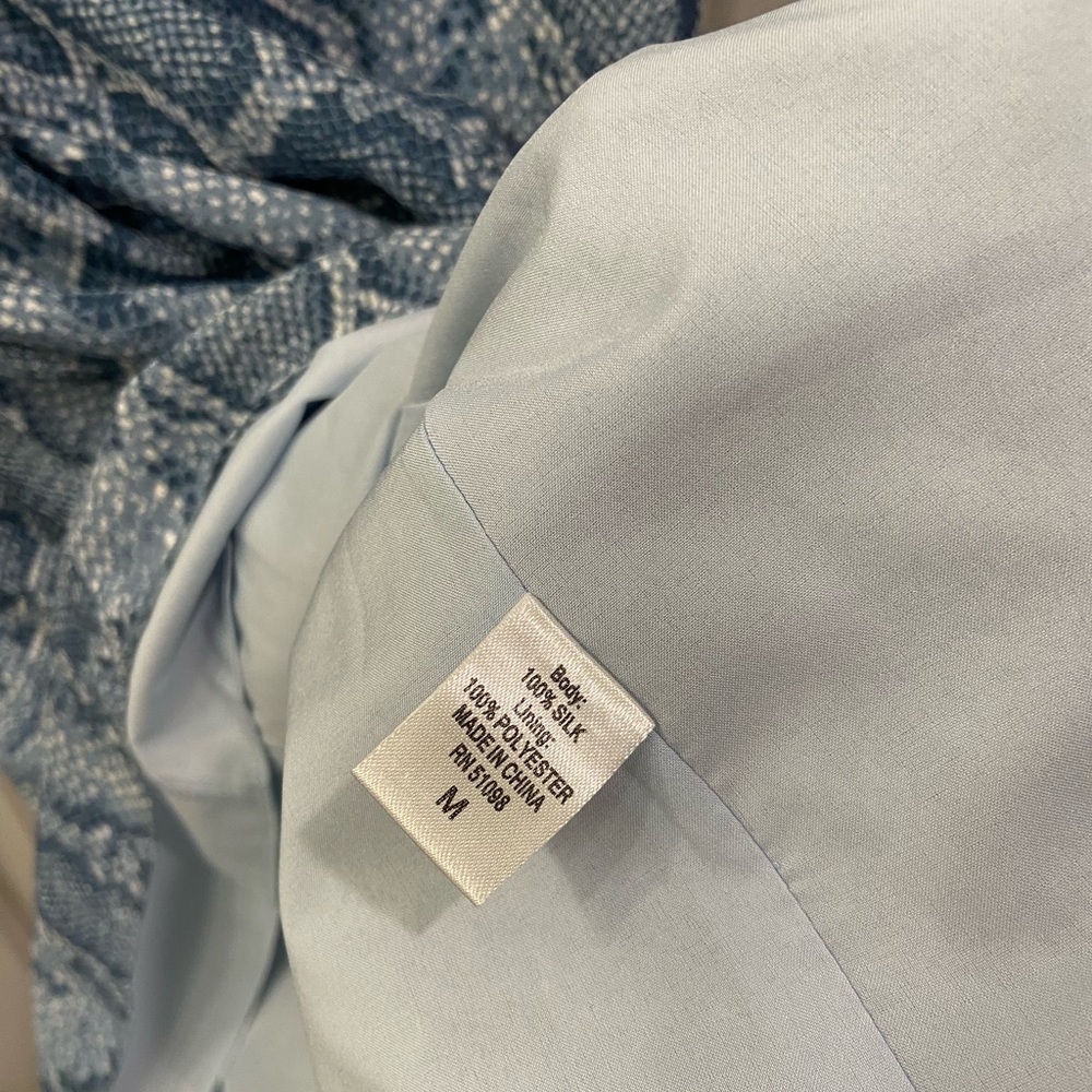 Acrobat - Blue Python Print Sleeveless Midi Dress… - image 5